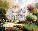 Thomas Kinkade Famous Paintings - Home Is Where The Heart Is II